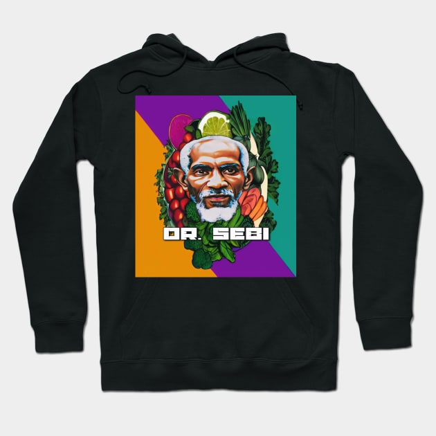 Dr. Sebi (Food Edition) Hoodie by BlackOzean